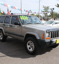 jeep cherokee 2000 silver suv sport gasoline 6 cylinders 4 wheel drive automatic 80229