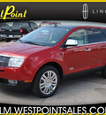 lincoln mkx 2010 red suv gasoline 6 cylinders front wheel drive automatic with overdrive 77043