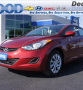 hyundai elantra 2013 dk  red sedan gls 4 cylinders automatic 76234