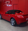 saturn sky 2007 red gasoline 4 cylinders rear wheel drive automatic 76116
