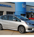 honda fit 2012 silver hatchback sport gasoline 4 cylinders front wheel drive shiftable automatic 77065
