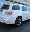 gmc acadia 2012 white suv denali gasoline 6 cylinders all whee drive automatic 45840