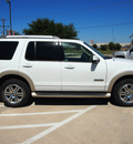 ford explorer 2007 white suv eddie bauer gasoline 6 cylinders rear wheel drive automatic 78155