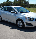 chevrolet sonic 2012 silver sedan lt gasoline 4 cylinders front wheel drive automatic 78016