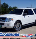 ford expedition el 2009 white suv xlt flex fuel 8 cylinders 4 wheel drive automatic 62708