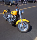 harley davidson flstf 2011 yellow fat boy 2 cylinders 6 speed 45342