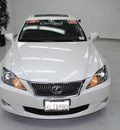 lexus is 350 2010 white sedan gasoline 6 cylinders rear wheel drive automatic 91731