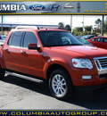 ford explorer sport trac 2007 orange suv limited gasoline 6 cylinders 4 wheel drive automatic with overdrive 98632