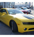 chevrolet camaro 2012 yellow coupe lt gasoline 6 cylinders rear wheel drive automatic 78501