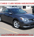 nissan altima 2010 dk  gray coupe s gasoline 4 cylinders front wheel drive automatic 78552