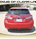 lexus ct200h 2012 red hatchback hybrid 4 cylinders front wheel drive automatic 77546