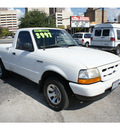 ford ranger 2000 off white pickup truck xl sport gasoline 4 cylinders rear wheel drive automatic 78205