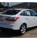ford focus 2013 white sedan se flex fuel 4 cylinders front wheel drive automatic 77575