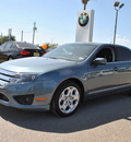 ford fusion 2011 blue sedan se gasoline 4 cylinders front wheel drive automatic 78550