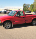 chevrolet s 10 2000 red pickup truck ls gasoline v6 rear wheel drive automatic 55318