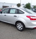 ford focus 2013 silver sedan s flex fuel 4 cylinders front wheel drive 6 speed automatic 77388