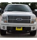 ford f 150 2011 white platinum gasoline 8 cylinders 4 wheel drive automatic 77043