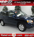 toyota highlander 2007 dk  blue suv limited gasoline 6 cylinders front wheel drive automatic 91731