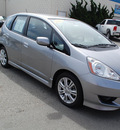 honda fit 2009 silver hatchback sport gasoline 4 cylinders front wheel drive automatic 93955