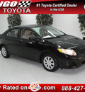 toyota corolla 2010 black sedan le gasoline 4 cylinders front wheel drive automatic 91731