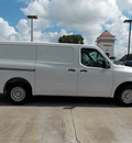 nissan nv cargo 2012 white van 1500 s gasoline 6 cylinders rear wheel drive automatic with overdrive 77477