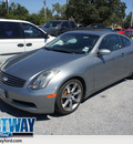 infiniti g35 2004 gray coupe gasoline 6 cylinders rear wheel drive 6 speed manual 75062