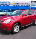 chevrolet equinox 2013 red suv lt gasoline 4 cylinders front wheel drive 6 speed automatic 76234