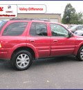 buick rainier 2004 red suv cxl 6 cylinders automatic 55124