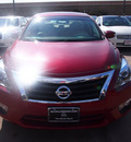 nissan altima 2013 red sedan 2 5 sv gasoline 4 cylinders front wheel drive shiftable automatic 77477