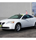 pontiac g6 2009 white coupe gt gasoline 6 cylinders front wheel drive automatic 79407