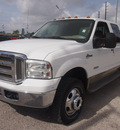 ford f 350 super duty 2005 white king ranch diesel 8 cylinders 4 wheel drive automatic 77375