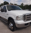 ford f 350 super duty 2005 white king ranch diesel 8 cylinders 4 wheel drive automatic 77375