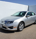 ford fusion 2012 silver sedan se gasoline 4 cylinders front wheel drive 6 speed automatic 75235