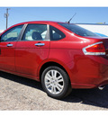 ford focus 2010 red sedan sel gasoline 4 cylinders front wheel drive automatic 76645