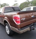 ford f 150 2012 brown lariat gasoline 6 cylinders 2 wheel drive automatic 32401