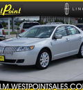 lincoln mkz 2010 silver sedan gasoline 6 cylinders front wheel drive automatic 77043