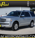 lincoln navigator 2012 silver suv flex fuel 8 cylinders 4 wheel drive automatic 77043