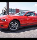 ford mustang 2011 red coupe v6 gasoline 6 cylinders rear wheel drive automatic 76710