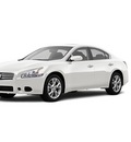 nissan maxima 2012 white sedan 3 5 s gasoline 6 cylinders front wheel drive automatic 77301
