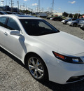acura tl 2012 white sedan advance awd gasoline 6 cylinders all whee drive automatic with overdrive 60462