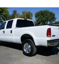 ford f 350 super duty 2005 white lariat diesel 8 cylinders 4 wheel drive automatic with overdrive 95678