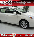 toyota prius v 2012 white wagon five hybrid 4 cylinders front wheel drive automatic 91731