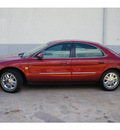 mercury sable 2001 red sedan ls premium gasoline 6 cylinders front wheel drive automatic 78757