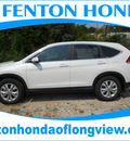honda cr v 2012 white suv ex gasoline 4 cylinders front wheel drive automatic 75606
