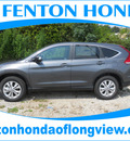 honda cr v 2012 dk  gray suv ex gasoline 4 cylinders front wheel drive automatic 75606