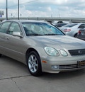 lexus gs 300 2001 gold sedan gasoline 6 cylinders rear wheel drive automatic with overdrive 77074