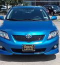 toyota corolla 2010 blue sedan s gasoline 4 cylinders front wheel drive automatic with overdrive 77074