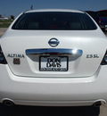 nissan altima 2012 white sedan 2 5 sl gasoline 4 cylinders front wheel drive automatic 76018