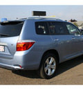 toyota highlander 2008 lt  blue suv limited gasoline 6 cylinders all whee drive automatic 98632