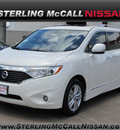 nissan quest 2012 white van 3 5 le gasoline 6 cylinders front wheel drive automatic with overdrive 77477